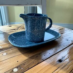 🌞 Vintage Misaka Cream Pitcher With Under Plate